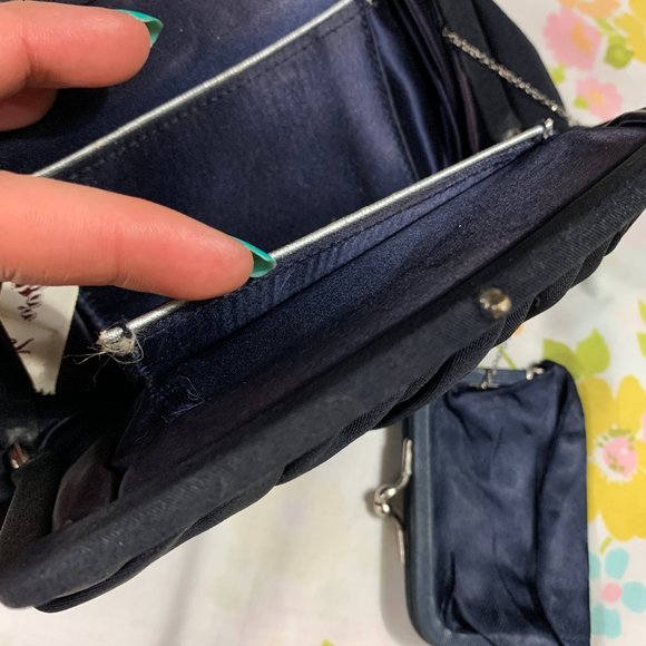 50s Garay Handbag With Attached Coin Purse - Picture 12 of 15